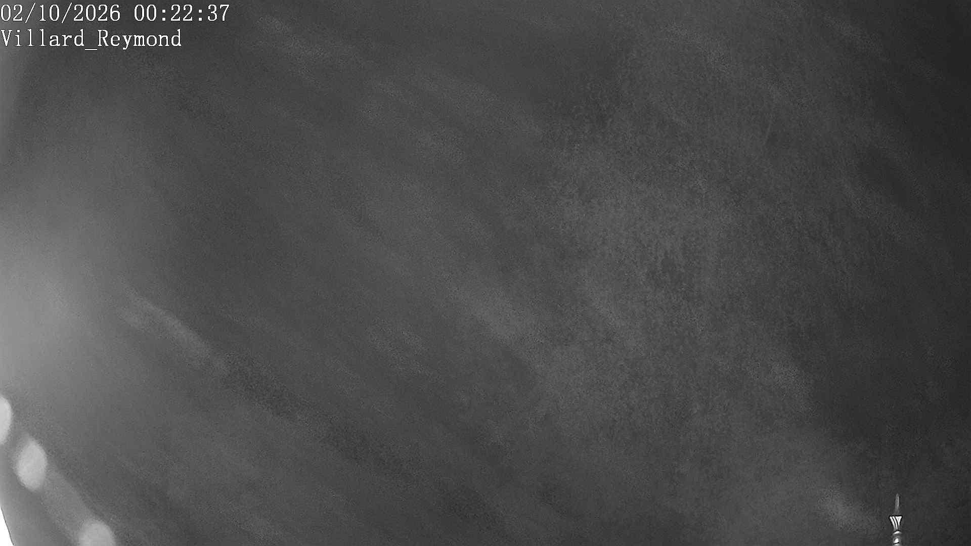 Vue en direct de la webcam de Villard-Reymond, route du col du Solude