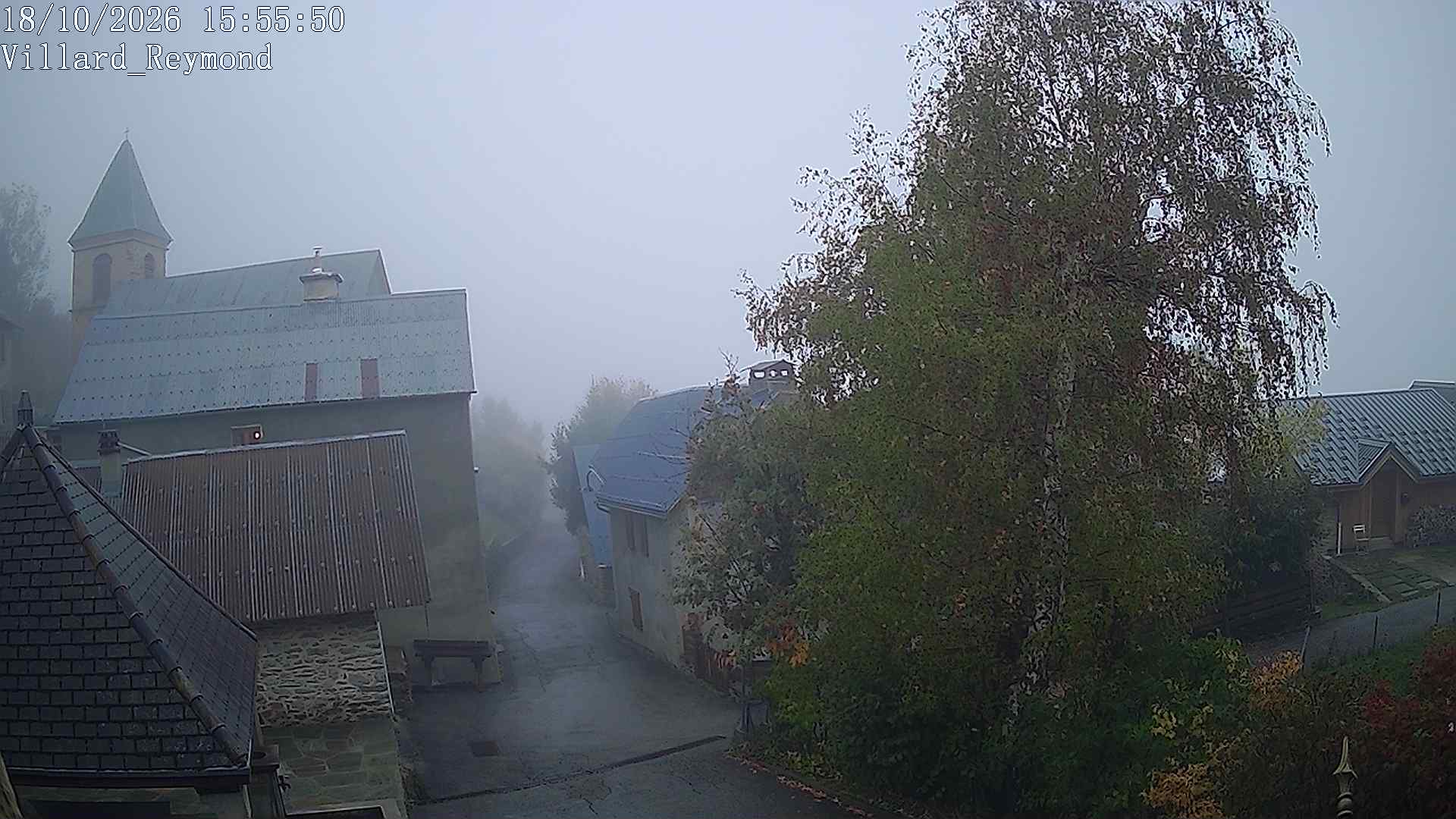 Vue en direct de la webcam de Villard-Reymond, route du col du Solude