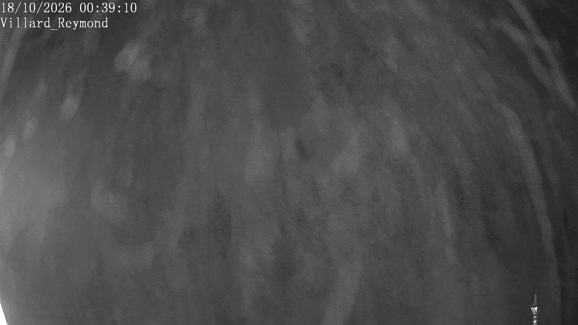 Vue en direct de la webcam de Villard-Reymond, route du col du Solude